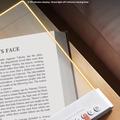 YSJ-019 Plus klar akryl LED-natlampe - Type-C-opladning - sort