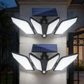 YY-22226 4-lampe LED-solcellelampe med PIR-bevægelsessensor - 800 lumen