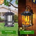 YY-91008C Flickering Flame Solar Hanging Lantern med IP65-beskyttelse