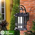 YY-91008C Flickering Flame Solar Hanging Lantern med IP65-beskyttelse