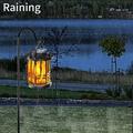 YY-91008C Flickering Flame Solar Hanging Lantern med IP65-beskyttelse