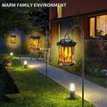 YY-91008C Flickering Flame Solar Hanging Lantern med IP65-beskyttelse