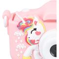 Unicorn-kamera til børn med 32GB hukommelseskort og kortlæser - pink