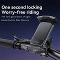 Yesido C249 telefonholder til motorcykel og cykel med dobbeltbeslag - 4.7-7" - sort