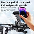 Yesido C249 telefonholder til motorcykel og cykel med dobbeltbeslag - 4.7-7" - sort