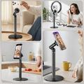 Yesido C303 360° drejelig, justerbar magnetisk bordholder til mobiltelefon - sort