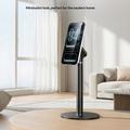 Yesido C303 360° drejelig, justerbar magnetisk bordholder til mobiltelefon - sort
