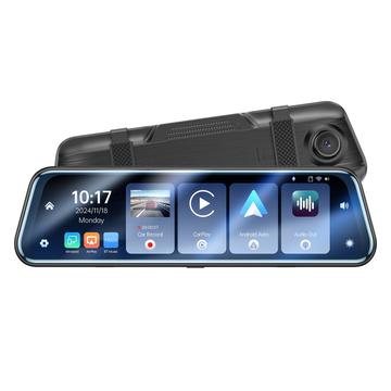 Yesido KM24 CarPlay/Android Auto Streaming Bakspejl Dashcam