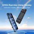 Yesido KM24 CarPlay/Android Auto Streaming Bakspejl Dashcam