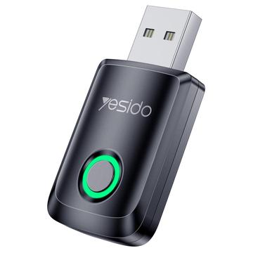 Yesido KM32 trådløs CarPlay- og Android Auto-adapter - sort