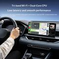 Yesido KM32 trådløs CarPlay- og Android Auto-adapter - sort