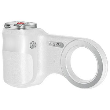 Yesido SF39 MagSafe-kamera-greb til mobiltelefon med Bluetooth-fjernbetjening - hvid