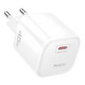 Yesido YC116 45W USB-C GaN-oplader med USB-C-kabel – hvid