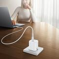 Yesido YC116 45W USB-C GaN-oplader med USB-C-kabel – hvid