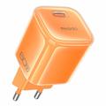 Yesido YC117 60W USB-C GaN-oplader med USB-C-kabel – orange