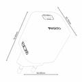Yesido YC117 60W USB-C GaN-oplader med USB-C-kabel – orange
