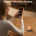 Yesido YC117 60W USB-C GaN-oplader med USB-C-kabel – orange