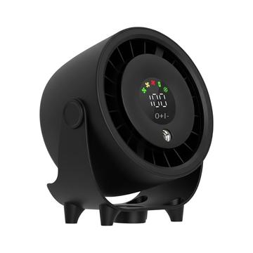 Z6 2-i-1 køleventilator til skrivebordet med befugtningsfunktion - USB-opladelig - sort