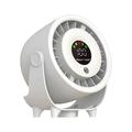 Z6 2-i-1 køleventilator til skrivebordet med befugtningsfunktion - USB-opladelig - hvid