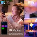 ZJ-BWBL1H-RGBWW-4P 4PCS 10W Bluetooth Smart Light Bulbs WiFi 2.4G Voice RGBCW 220V LED-pærer