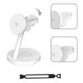 ZJ05 3-i-1 Qi 2.2 magnetisk trådløs oplader 25W