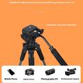 ZOMEi Q310 2-i-1 Tripod / Monopod Stativ til Kamera - sort