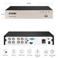 Zosi 3K Lite 8-kanals 4-i-1 DVR til HD-TVI/CVI/AHD/CVBS-kameraer