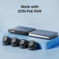 ZOSI C220 4MP udendørs PoE-overvågningskamera med AI-personregistrering