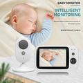 ZR303B babyalarm med 3.2" LCD-skærm, tovejslyd og temperaturalarm