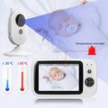 ZR303B babyalarm med 3.2" LCD-skærm, tovejslyd og temperaturalarm