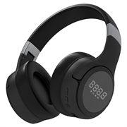 Zealot B28 trådløse over-ear-hovedtelefoner med LCD-skærm - sort