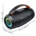 Zealot P11 50W bærbar Bluetooth-højttaler - grå