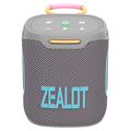Zealot S122 bærbar Bluetooth-højttaler med subwoofer - 25W - Grå