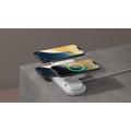 Zens Aluminium Quattro Wireless Charger Pro 4 med 65W strømadapter - MagSafe-kompatibel, Qi2