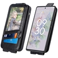 Lynlåslomme Google Pixel 6a Vertikal Flip Cover - Sort