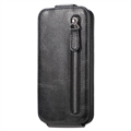 Samsung Galaxy A34 5G Lynlåslomme Vertikal Flip Cover - Sort