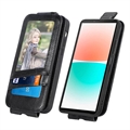 Lynlåslomme Sony Xperia 10 IV Vertikal Flip Cover - Sort