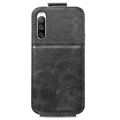 Lynlåslomme Sony Xperia 10 IV Vertikal Flip Cover - Sort