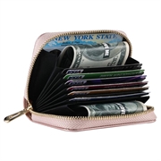 Lynlås Pung med Apple AirTag 1/2 Holder og RFID - Pink