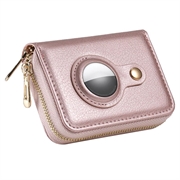 Lynlås Pung med Apple AirTag 1/2 Holder og RFID - Pink