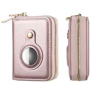Lynlås Pung med Apple AirTag 1/2 Holder og RFID - Pink