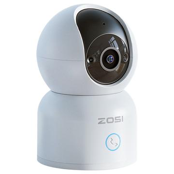 Zosi C518 3MP HD indendørs Wi-Fi-overvågningskamera - hvid