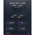 Clicktronic Active HDMI 2.0 Kabel med Ethernet - 25m