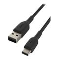 Belkin Boost Charge USB Type-C / USB-A Kabel - 3m - Sort