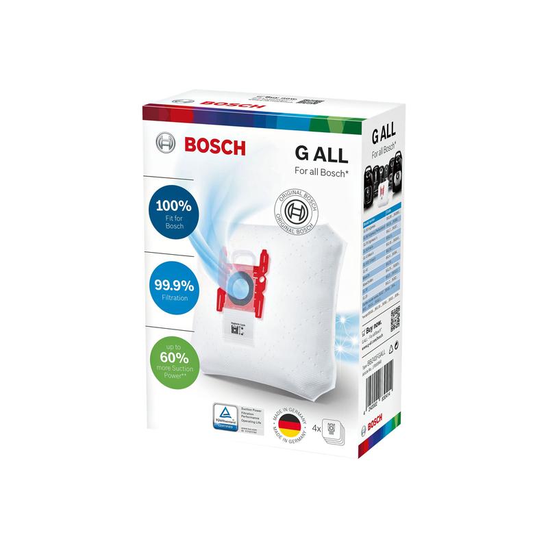 Bosch PowerProtect Type G ALL Støvsuger Støvpose Hvid