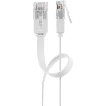 Goobay RJ45 U/UTP CAT 6 Flad Netværkskabel - 1m