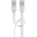 Goobay RJ45 U/UTP CAT 6 Flad Netværkskabel - 1m