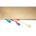 Goobay RJ45 U/UTP CAT 6 Flad Netværkskabel - 1m