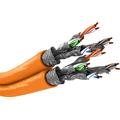 Goobay S/FTP CAT 7A Duplex Netværkskabel - 100m - Orange