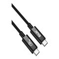 Club 3D USB4 Gen2x2 USB Type-C Kabel - 2m - Sort